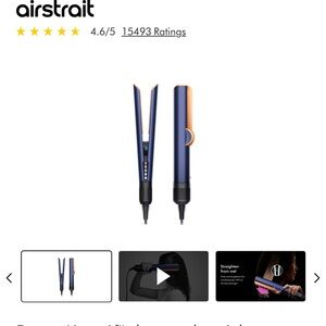 Dyson Airstrait™ dryer and straightener
(Prussian Blue/Rich Copper)